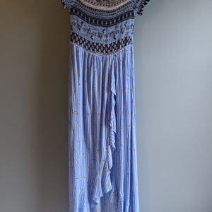 Candie's off the Shoulder Maxi Dress